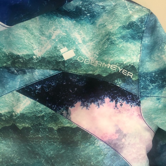 Obermeyer Tabor Watercolor Ski Coat Jacket - Picture 7 of 10